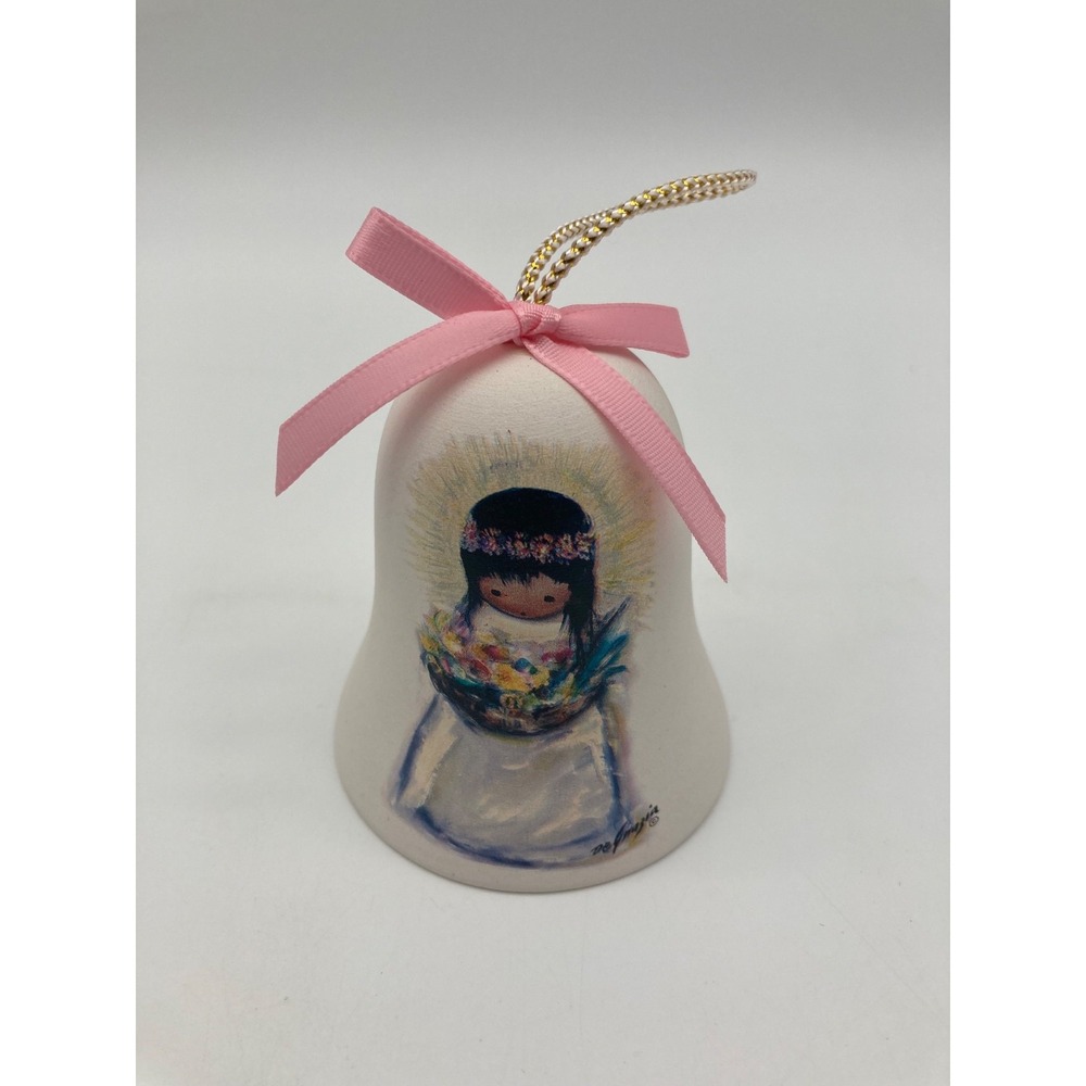 Vintage DeGrazia 2001 Annual Christmas Bell Ornament Limited Edition